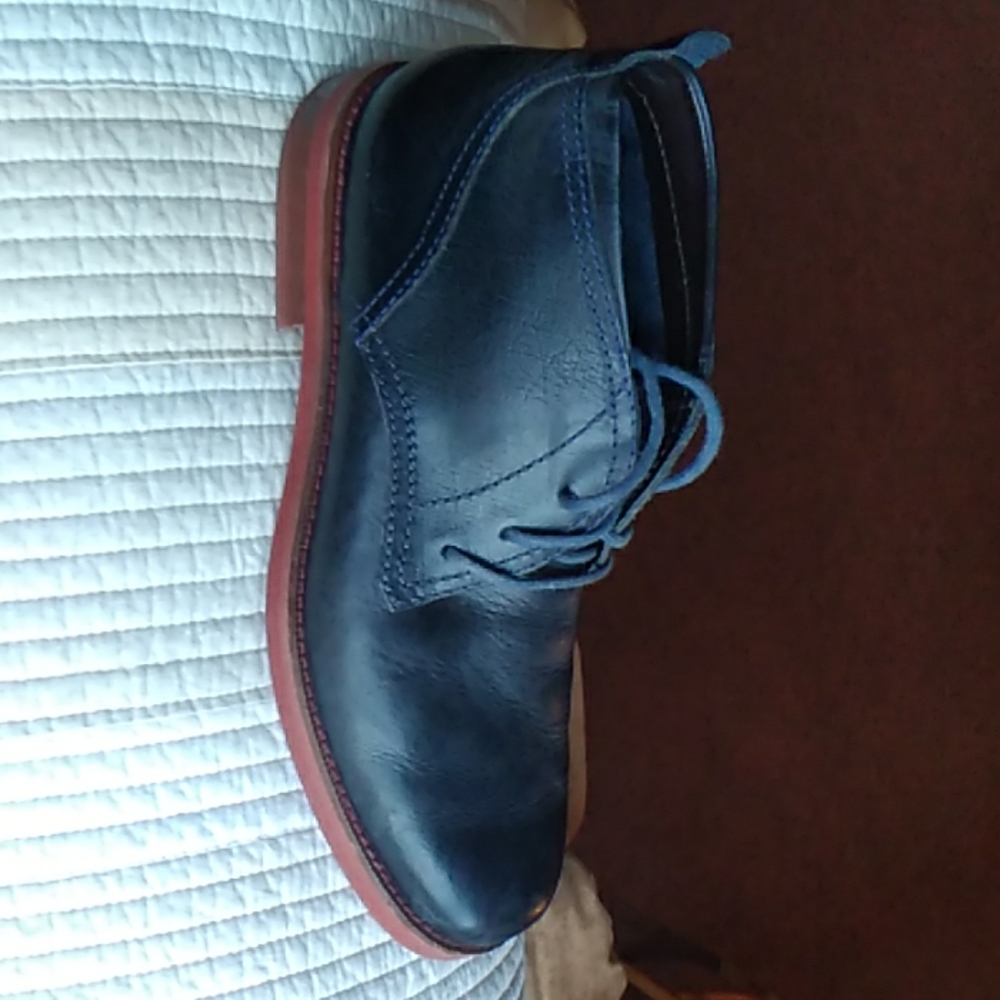 Cole Haan  Men's Navy Ankle Boot